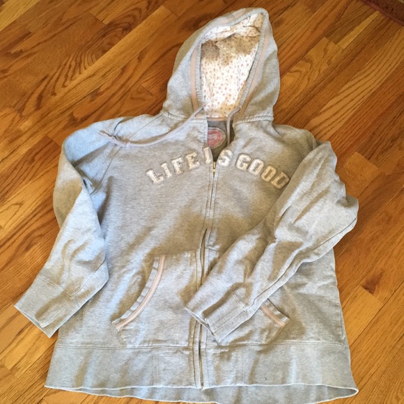 Life Is Good Tops - Life is Good Hoodie. Size Large. GOODWILL BOUND.